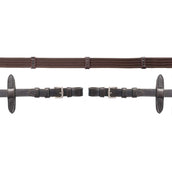 Schockemöhle Riendas con topes MarronOscuro/Plata Schockemöhle Riendas con topes MarronOscuro/Plata