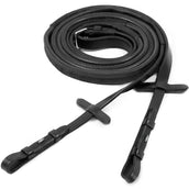 Schockemöhle Riendas Caucho Negro/Plata Schockemöhle Riendas Caucho Negro/Plata