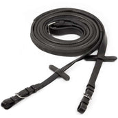 Schockemöhle Riendas Neo Line Caucho Negro/Plata Schockemöhle Riendas Neo Line Caucho Negro/Plata