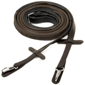 Schockemöhle Riendas Neo Line Clip de goma Marron<>Plata<>Gris Schockemöhle Riendas Neo Line Clip de goma Marron<>Plata<>Gris