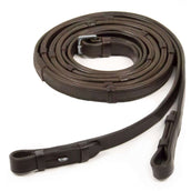 Schockemöhle Riendas Caucho con topes MarronOscuro/Plata Schockemöhle Riendas Caucho con topes MarronOscuro/Plata