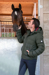 HKM Chaqueta Hamburg Hombres Acolchado Verde oliva HKM Chaqueta Hamburg Hombres Acolchado Verde oliva