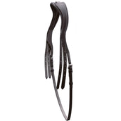 Schockemöhle Pieza de Cabeza Select con correa para la garganta Negro/Plata Schockemöhle Pieza de Cabeza Select con correa para la garganta Negro/Plata