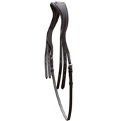 Schockemöhle Pieza de Cabeza Select con correa para la garganta Negro/Plata Schockemöhle Pieza de Cabeza Select con correa para la garganta Negro/Plata