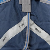 Rhino Plus Turnout Lite 100g Navy/Titanium Grey Rhino Plus Turnout Lite 100g Navy/Titanium Grey