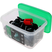 Agradi Power Ringisolatoren en un Cubo Accesorio de Taladro 100 piezas Negro Agradi Power Ringisolatoren en un Cubo Accesorio de Taladro 100 piezas Negro
