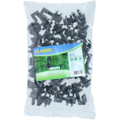 Ako Topisolator Cordón/Alambre Poste en Acero Ovalado Negro Ako Topisolator Cordón/Alambre Poste en Acero Ovalado Negro