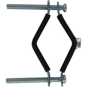 Ako Anillo de Fijación para Postes Redondos Negro Ako Anillo de Fijación para Postes Redondos Negro