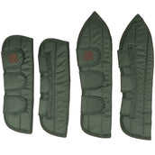 Agradi Horse Protectores de transporte 1200D Verde Agradi Horse Protectores de transporte 1200D Verde