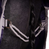 Bucas Turnout Freedom High Neck 150g Navy/Plata Bucas Turnout Freedom High Neck 150g Navy/Plata