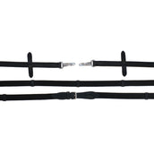 Harry's Horse Riendas Correa con Cierre de Clip Negro Harry's Horse Riendas Correa con Cierre de Clip Negro