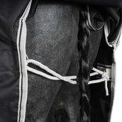 Bucas Anniversary Turnout Light Stay-Dry Black/Silver Bucas Anniversary Turnout Light Stay-Dry Black/Silver