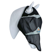 Shires Máscara para Moscas Malla Fina con Abertura para Oreja y Solapa para Nariz Negro Shires Máscara para Moscas Malla Fina con Abertura para Oreja y Solapa para Nariz Negro