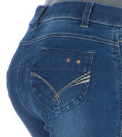 EQUITHÈME Jeans Texas Denim Azul/Beige EQUITHÈME Jeans Texas Denim Azul/Beige