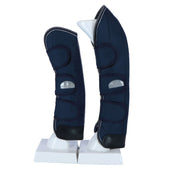 EQUITHÈME Protectores de transporte 600D Azul marino gris blanco EQUITHÈME Protectores de transporte 600D Azul marino gris blanco