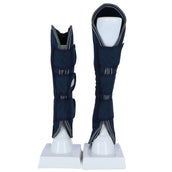 EQUITHÈME Protectores de transporte 600D Azul marino gris blanco EQUITHÈME Protectores de transporte 600D Azul marino gris blanco