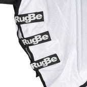 RugBe by Covalliero Manta Antimoscas SuperFly con cuello Blanco RugBe by Covalliero Manta Antimoscas SuperFly con cuello Blanco