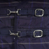 HKM Manta de cuadra de invierno 200g Algodón 1200D Azul oscuro HKM Manta de cuadra de invierno 200g Algodón 1200D Azul oscuro