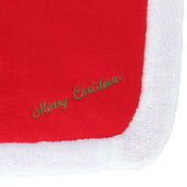 EQUITHÈME Manta de silla Navidad Rojo EQUITHÈME Manta de silla Navidad Rojo