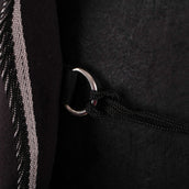 Riding World Manta de ejercicio Fleece Negro Gris Riding World Manta de ejercicio Fleece Negro Gris