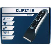 Clipster Cortapelos a Batería Plata/Negro Clipster Cortapelos a Batería Plata/Negro