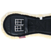 LeMieux Cincha de doma ProLambs Negro/Natural LeMieux Cincha de doma ProLambs Negro/Natural