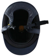 Back on Track Casco de Equitación EQ3 Micromoca brillante Mips Azul Back on Track Casco de Equitación EQ3 Micromoca brillante Mips Azul