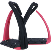 Freejump Estribos Soft Up Pro Plus Negro/Rosa Freejump Estribos Soft Up Pro Plus Negro/Rosa