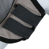 HKM Máscara para Moscas Fringes Plata<>Gris HKM Máscara para Moscas Fringes Plata<>Gris