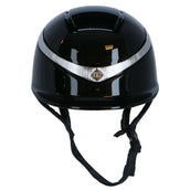 Charles Owen Casco Halo Luxe Negro/Platinum Gloss Charles Owen Casco Halo Luxe Negro/Platinum Gloss