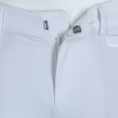EQUITHÈME Pantalón de Equitación Georg Rodilleras de Silicona Hombre Blanco EQUITHÈME Pantalón de Equitación Georg Rodilleras de Silicona Hombre Blanco