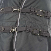 Harry's Horse Alfombra de Exterior Thor 200g con cuello Ebano Harry's Horse Alfombra de Exterior Thor 200g con cuello Ebano