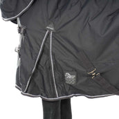 Harry's Horse Alfombra de Exterior Thor 200g con cuello Ebano Harry's Horse Alfombra de Exterior Thor 200g con cuello Ebano