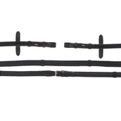 HB Riendas Soft Leather con topes Marron HB Riendas Soft Leather con topes Marron