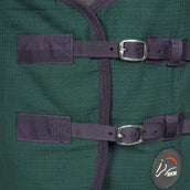 HKM Manta de Establo Oakland Waffeloptik Verde Oscuro HKM Manta de Establo Oakland Waffeloptik Verde Oscuro