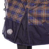 HKM Manta de Cuello Alto Providence Karo 1200D 300g Relleno de Algodón Marino Marron a cuadros HKM Manta de Cuello Alto Providence Karo 1200D 300g Relleno de Algodón Marino Marron a cuadros