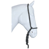 F.R.A. Cabezada Shiraz con Cuerda Fija Negro/Blanco F.R.A. Cabezada Shiraz con Cuerda Fija Negro/Blanco