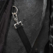 EQUITHÈME Manta de Establo Teddy Negro/Marrón EQUITHÈME Manta de Establo Teddy Negro/Marrón