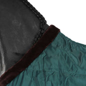 EQUITHÈME Manta de Establo Teddy Verde/Marron EQUITHÈME Manta de Establo Teddy Verde/Marron