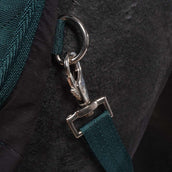 EQUITHÈME Manta de Establo Teddy Verde/Marron EQUITHÈME Manta de Establo Teddy Verde/Marron