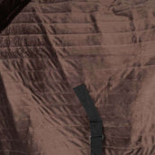 EQUITHÈME Manta de Establo Teddy Negro/Marrón EQUITHÈME Manta de Establo Teddy Negro/Marrón