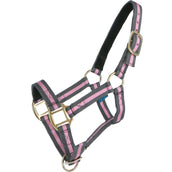 Norton Cabestro Nylon con Forro de Cuero Gris Rosa Norton Cabestro Nylon con Forro de Cuero Gris Rosa