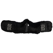 HKM Cincha Español: Piel de Oveja Negro/Negro HKM Cincha Español: Piel de Oveja Negro/Negro