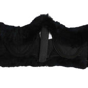HKM Cincha Español: Piel de Oveja Negro/Negro HKM Cincha Español: Piel de Oveja Negro/Negro