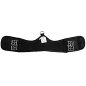 HKM Cincha Español: Piel de Oveja Negro/Negro HKM Cincha Español: Piel de Oveja Negro/Negro