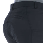 HKM Pantalón de Equitación Emma con Asiento de Silicona Negro HKM Pantalón de Equitación Emma con Asiento de Silicona Negro
