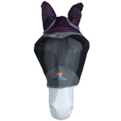 Shires Máscara para Moscas Deluxe con Orejas Morado Shires Máscara para Moscas Deluxe con Orejas Morado