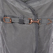 Waldhausen Manta Antimoscas Comfort con protector de tacos Gris Waldhausen Manta Antimoscas Comfort con protector de tacos Gris