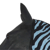 HKM Manta Antimoscas Zebra con cuello Aqua/Negro HKM Manta Antimoscas Zebra con cuello Aqua/Negro