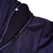 EQUITHÈME Alfombra de Exterior Pro Series Tyrex 1680D 220g con cuello Navy EQUITHÈME Alfombra de Exterior Pro Series Tyrex 1680D 220g con cuello Navy